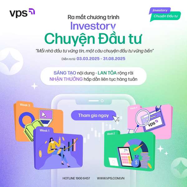 Chia sẻ góc nhìn đầu tư, nhận giải thưởng từ chương trình Investory của Chứng khoán VPS