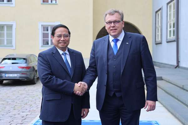 Thủ tướng Phạm Minh Chính hội kiến Chủ tịch Quốc hội Estonia- Ảnh 1. Thủ tướng Phạm Minh Chính hội kiến Chủ tịch Quốc hội Estonia- Ảnh 1.