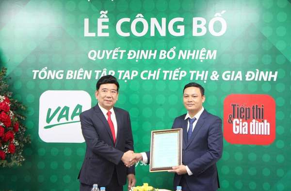 Nhà báo Hoàng Vững được bổ nhiệm làm Tổng Biên tập Tạp chí Tiếp thị và Gia đình từ ngày 30/8/2022