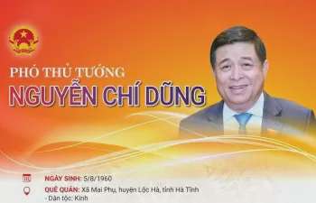 Infographic: Tiểu sử tân Phó Thủ tướng Nguyễn Chí Dũng