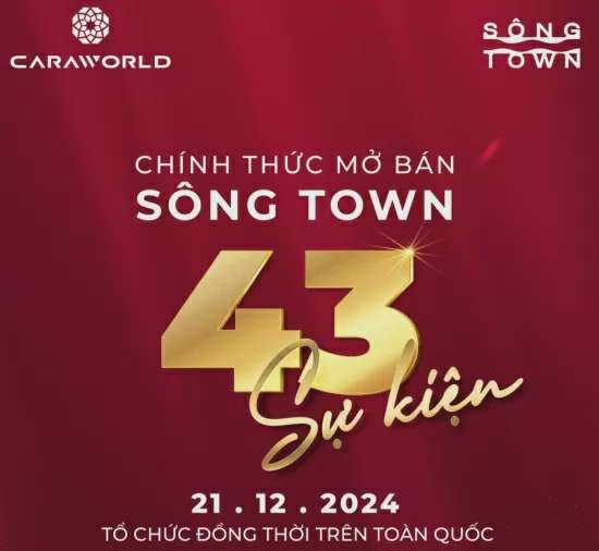 43 sự kiện mở bán Sông Town – CaraWorld diễn ra đồng loạt trên toàn quốc