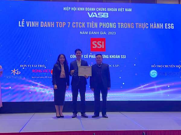 VASB vinh danh 7 công ty chứng khoán dẫn đầu về thực hành ESG