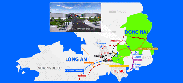 Vị trí dự án Cainiao Dong Nai Smart Logistics Park