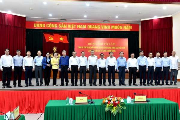 Tổng Bí thư Tô Lâm làm việc với Ban Tổ chức Trung ương ảnh 4