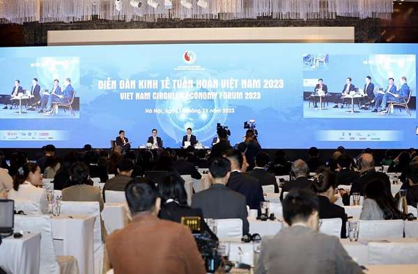 Diễn đàn Kinh tế tuần hoàn Việt Nam 2023 có chủ đề “Xây dựng Kế hoạch hành động quốc gia thực hiện Kinh tế tuần hoàn”