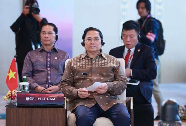 Thủ tướng Phạm Minh Chính phát biểu tại phiên họp. (Ảnh: VGP)