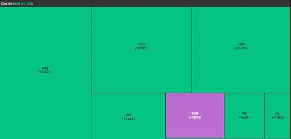 VN-Index duy trì sắc xanh, nhóm cổ phiếu dầu khí và tài nguyên cơ bản bứt phá