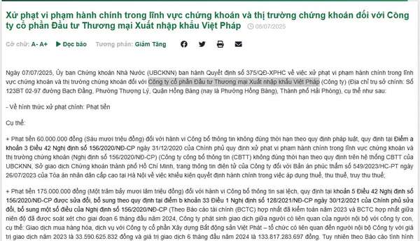 UBCK xu phat