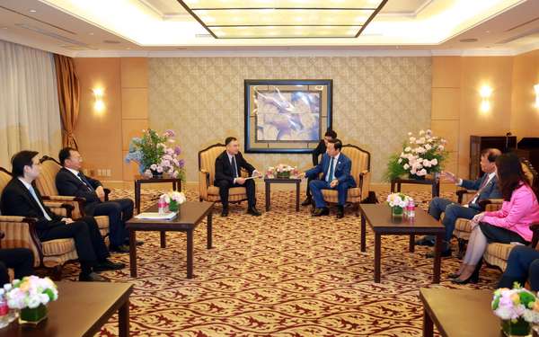 Phó Thủ tướng Trần Hồng Hà tiếp lãnh đạo một số tập đoàn quốc tế