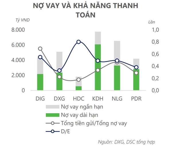 Nợ vay đang là vấn đề nan giải với Đất Xanh?