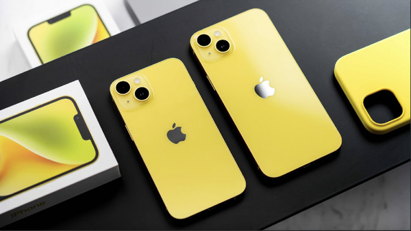 iPhone 14 và iPhone 14 pro màu vàng