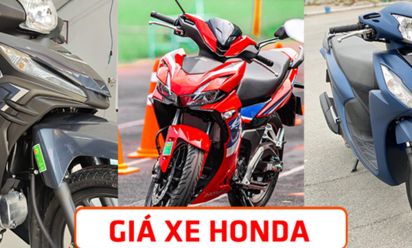 Giá xe máy Honda tháng 6/2023 là bao nhiêu?