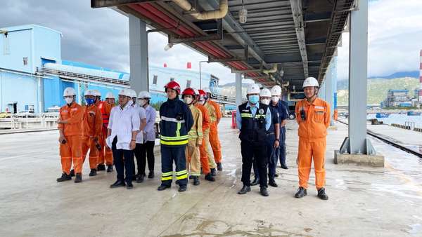 Nhà máy Nhiệt điện Vĩnh Tân 4 diễn tập ứng phó sự cố tràn dầu, hóa chất
