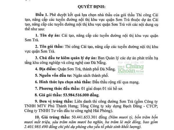 Các nhà thầu có 300 ngày để hoàn thiện thi công