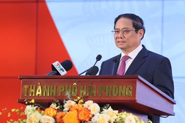 Thủ tướng: Hải Phòng (mới) gương mẫu, đi đầu xây dựng thành phố XHCN trong kỷ nguyên mới- Ảnh 6. Thủ tướng: Hải Phòng (mới) gương mẫu, đi đầu xây dựng thành phố XHCN trong kỷ nguyên mới- Ảnh 6.