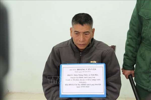Lạng Sơn: Bắt đối tượng đưa người nhập cảnh trái phép vào Việt Nam