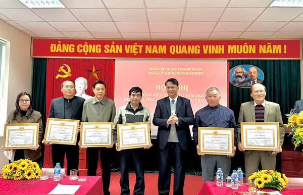 Đảng bộ Khối Doanh nghiệp quận Thanh Xuân tổng kết công tác năm 2024, triển khai nhiệm vụ trọng tâm năm 2025