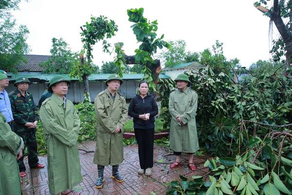 Phó Thủ tướng Trần Hồng Hà kiểm tra công tác giúp nhân dân khắc phục hậu quả bão số 5 tại Hà Tĩnh- Ảnh 5. Phó Thủ tướng Trần Hồng Hà kiểm tra công tác giúp nhân dân khắc phục hậu quả bão số 5 tại Hà Tĩnh- Ảnh 5.