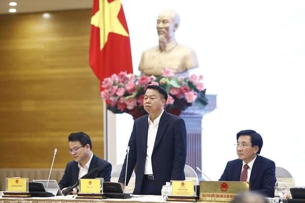 Thứ trưởng Bộ Tài chính Nguyễn Đức Chi: Dự kiến Bộ Tài chính sẽ trình Chính phủ dự thảo Nghị định sửa đổi, bổ sung một số nội dung của Nghị định 65 trong đầu tuần tới - Ảnh: VGP