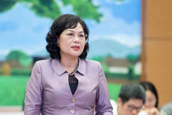 Thống đốc Ngân hàng Nhà nước Việt Nam Nguyễn Thị Hồng giải trình, tiếp thu làm rõ một số nội dung thảo luận
