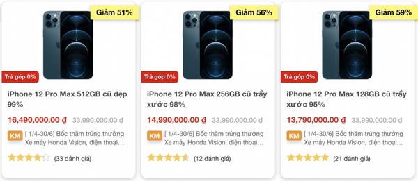 Cập nhật giá iPhone 12 Pro Max tại Clickbuy