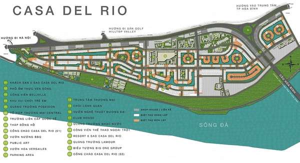 Chủ đầu tư Casa Del Rio - Hòa Bình thế chấp dự án cho khoản vay trái phiếu 300 tỷ đồng?