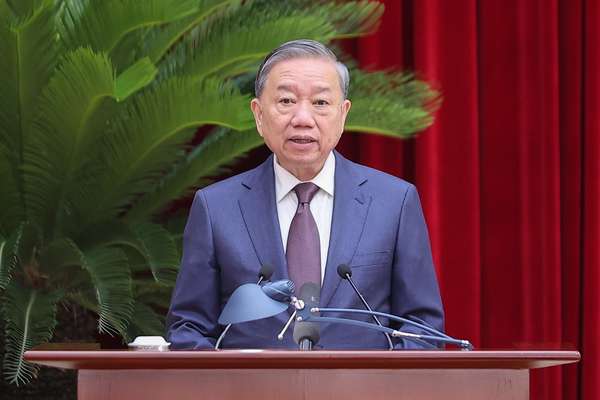 tổng bí thư tô lâm hội nghị trung ương 12