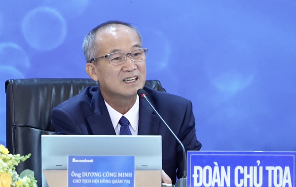 Chủ tịch Sacombank Dương Công Minh "trần tình" về việc tiếp tục “khất” chia cổ tức