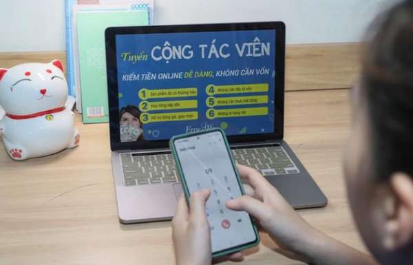 Hà Nội: Mất 200 triệu đồng vì sập bẫy lừa đảo cộng tác viên online