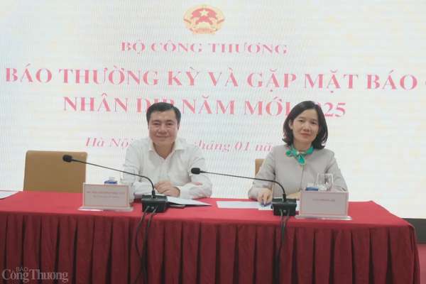 Bộ Công Thương họp báo thường kỳ, gặp mặt báo chí năm 2025