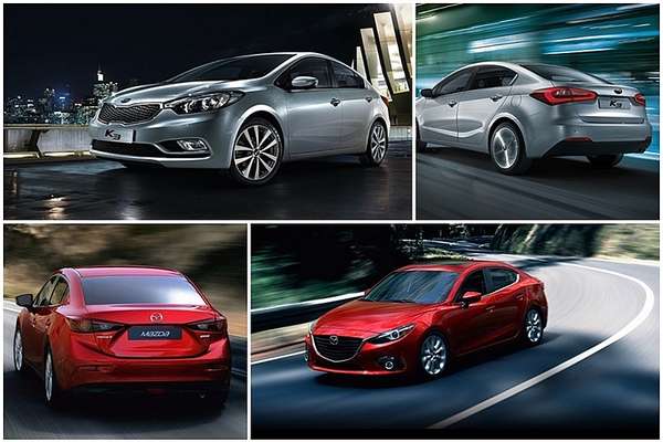 Bộ đôi KIA K3 và Mazda3 đồng loạt áp dụng ưu đãi 100% phí trước bạ (Ảnh minh họa) Nguồn ảnh: Internet