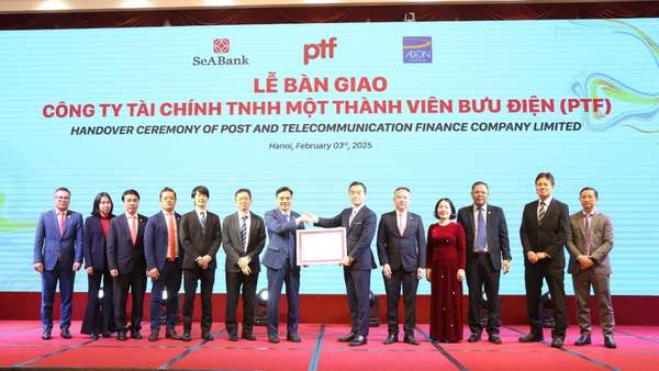 Đại diện SeABank và AEON Financial tại Lễ ký kết bàn giao PTF ngày 03/02/2025