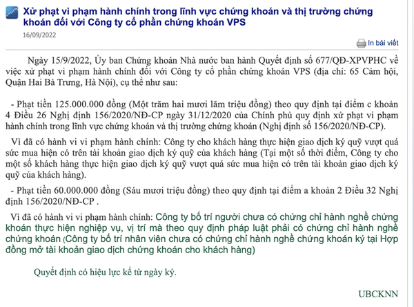 Từ mô hình đầu tư bất động sản chia nhỏ, nhìn lại lùm xùm của Chứng khoán VPS những năm gần đây