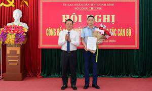 Bổ nhiệm Chi cục trưởng Chi cục Quản lý thị trường Ninh Bình sau sáp nhập