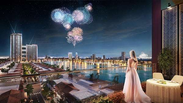 Căn hộ Sun Symphony Residence sở hữu tầm nhìn hoàn hảo để chiêm ngưỡng pháo hoa tại Lễ hội Pháo hoa quốc tế Đà Nẵng