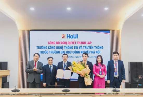 Thành lập thêm 2 trường trực thuộc Trường Đại học Công nghiệp Hà Nội