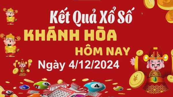 XSKH 4/12, xem kết quả xổ số Khánh Hòa hôm nay 4/12/2024, xổ số Khánh Hòa ngày 4 tháng 12