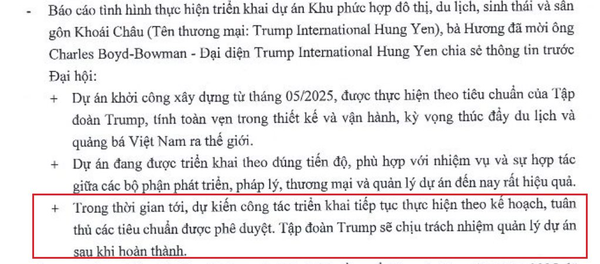 dự án Trump HY