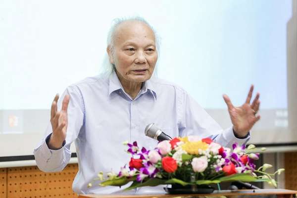 GS. TSKH Nguyễn Mại phát biểu tại sự kiện ra mắt ấn phẩm “Kinh tế tuần hoàn và Những mô hình tiên phong”