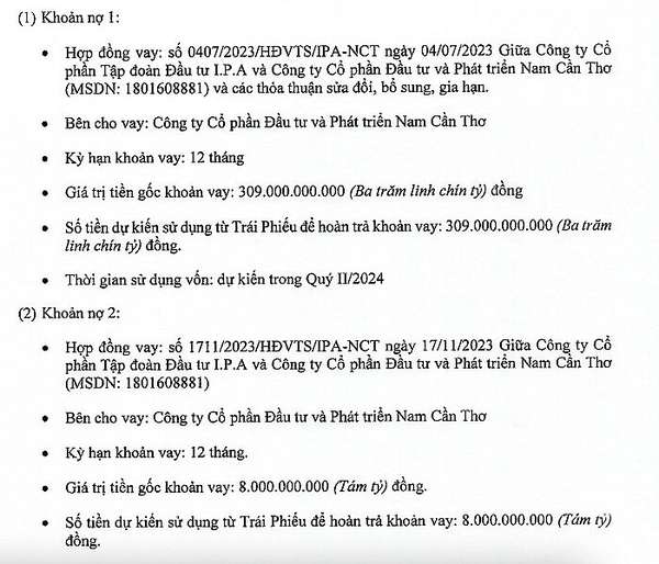 Đầu tư I.P.A muốn phát hành lô trái phiếu 