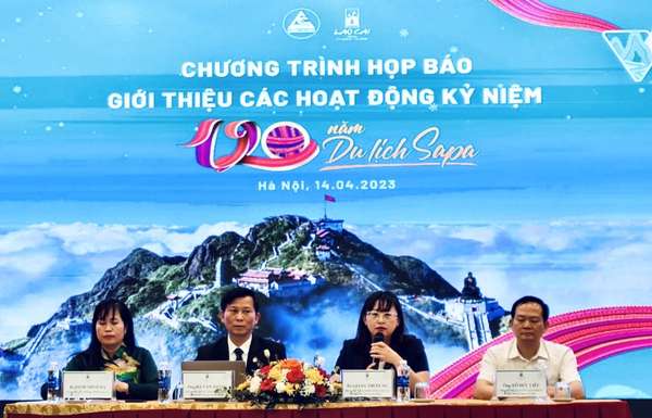 Nhằm quảng bá và thu hút du khách đến với du lịch Lào Cai nói chung và Sa Pa nói riêng, chiều nay (14/4/2023), lãnh đạo tỉnh Lào Cai đã tổ chức họp báo thông tin về các hoạt động sắp diễn ra, hướng tới kỷ niệm 120 năm du lịch Sa Pa. 