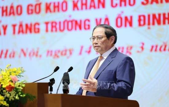 Thủ tướng Phạm Minh Chính chủ trì Hội nghị về điều hành chính sách tiền tệ năm 2024