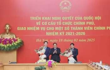 Thủ tướng giao nhiệm vụ cho 2 tân Phó Thủ tướng và các Bộ trưởng