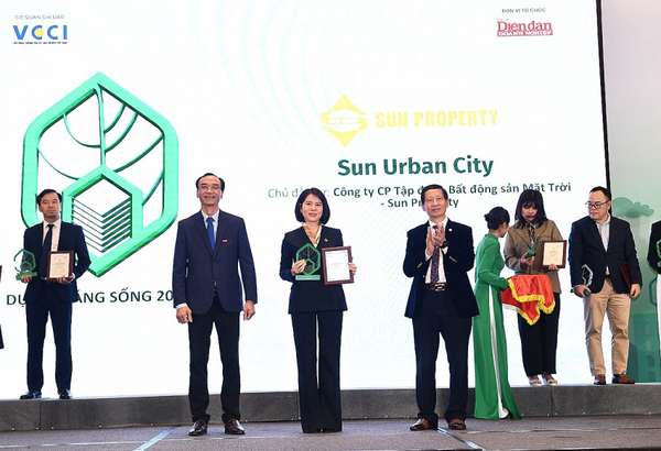 Dự án đáng sống 2024 vinh danh Đô thị nghỉ dưỡng của Sun Group Hà Nam