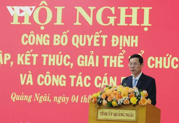 Tin nhân sự 4/2: Nhiều địa phương sắp xếp các ban Đảng