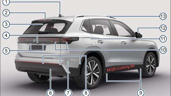 VW Tiguan 2024 lộ ảnh nóng trước giờ ra mắt