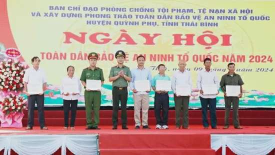 Thái Bình tổ chức “Ngày hội toàn dân bảo vệ an ninh Tổ quốc”