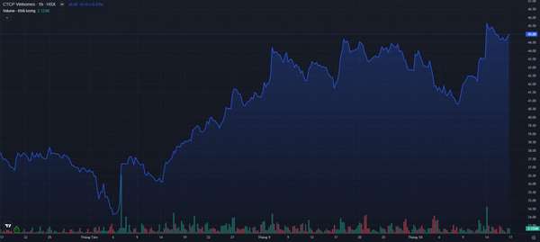 Diễn biến giá cổ phiếu VHM