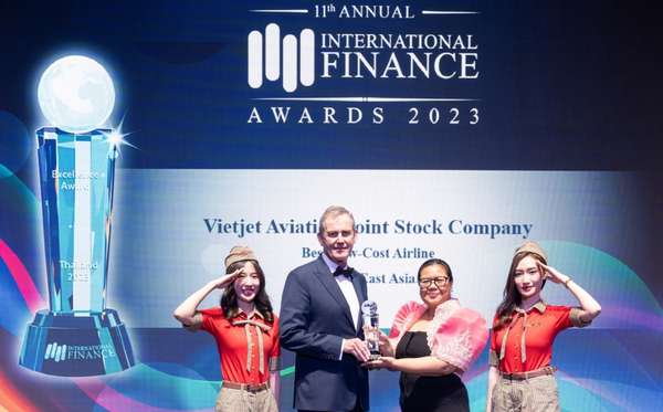 Tạp chí hàng đầu International Finance vinh danh Vietjet Air với loạt giải thưởng dẫn đầu về quản trị tài chính và hàng không