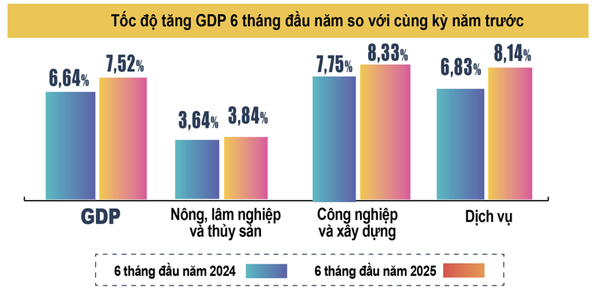 gdp việt nam 6 tháng
